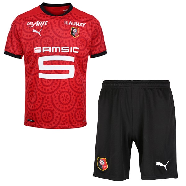 Camiseta Stade Rennais 1ª Niños 2020-2021 Rojo
